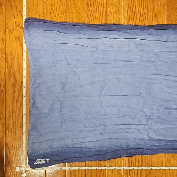 Blue ombre 74" scarf - Picture 5 of 6